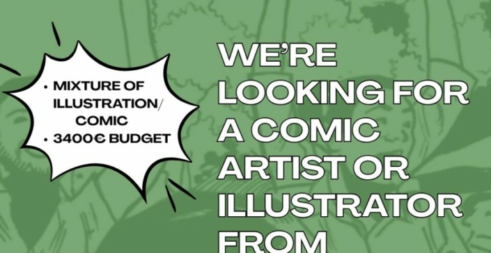 Auschreibung_Comiczeichnerin